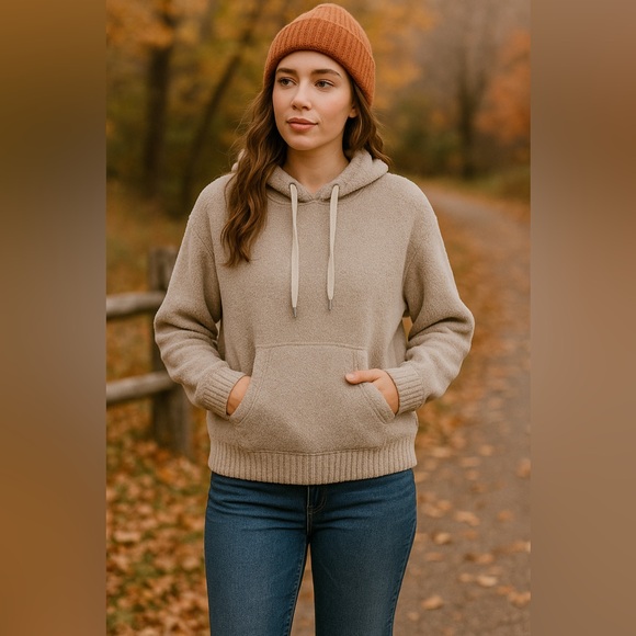 UGG Asala Cozy Hoodie – Sz XL - Taupe (Excellent Condition!) - Picture 1 of 12